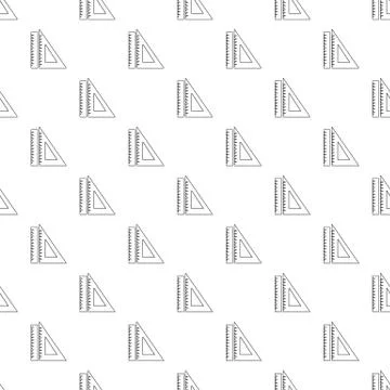 Ruler pattern seamless Illustrazione stock