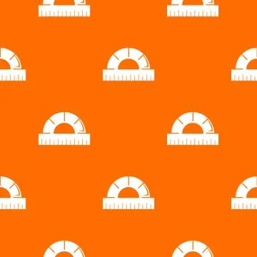 Ruler pattern vector orange Illustrazione stock