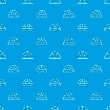 Ruler pattern vector seamless blue Illustrazione stock