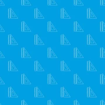 Ruler pattern vector seamless blue Illustrazione stock