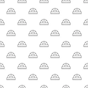 Ruler pattern vector seamless Illustrazione stock