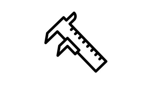 Ruler scale is a straight measuring tool used to measure and draw precise l.. Stock Footage 334778394