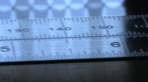 Ruler Slide Stock Footage 40342362