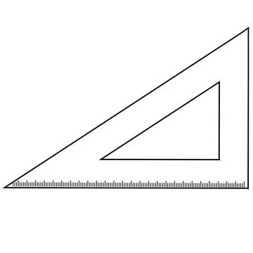 Ruler tool flat icon vector illustration Stock-Illustration