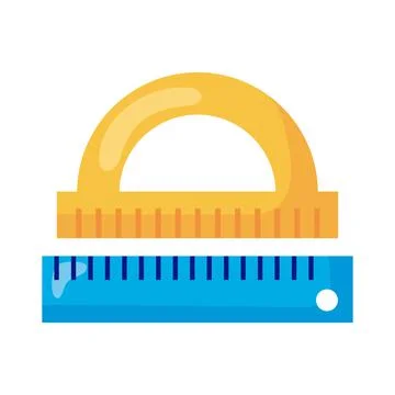 Ruler tools icons Stock Illustration
