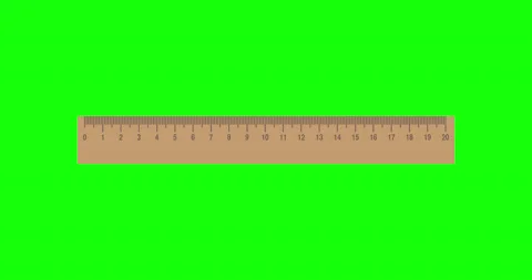 Ruler vector icon isolated measure illustration scale. School tool inch measurem Stock Footage 141721456