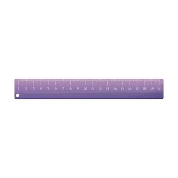 Ruler, vector illustration. Tool for drawing, engineers, geometry Stock Illustration