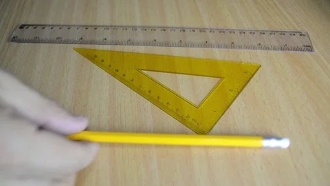 Rulers on the desk Stock Footage 115205352