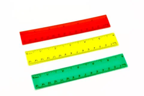 Rulers school Stock Photos