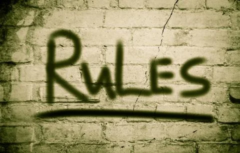 Rules concept Illustrazione stock