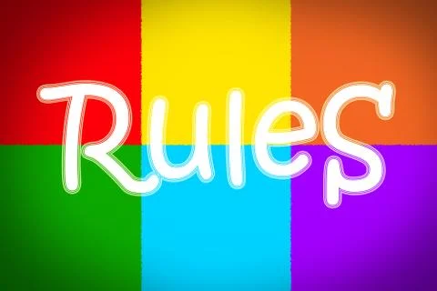Rules concept Stock Illustration