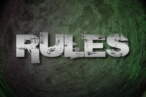 Rules concept Stock Illustration