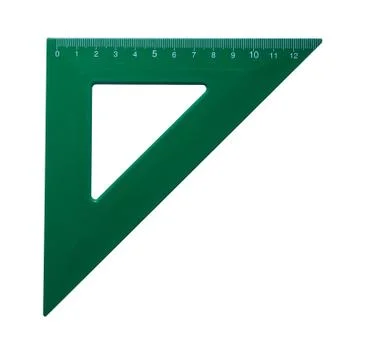 RULLER FOR MATHEMATICS AND GEOMETRY IN SCHOOL Stock Photos