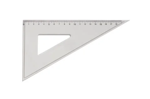 Rullers for mathematics and geometry in school Stock Photos