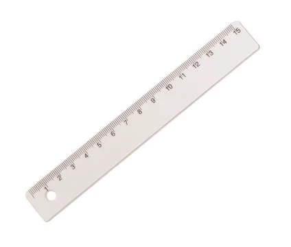 Rullers for mathematics and geometry in school Foto stock