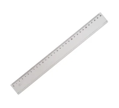 Rullers for mathematics and geometry in school Stock Photos
