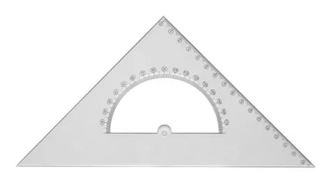 Rullers for mathematics and geometry in school Stock Photos