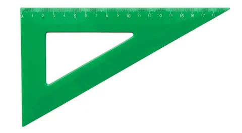 Rullers for mathematics and geometry in school Stock Photos