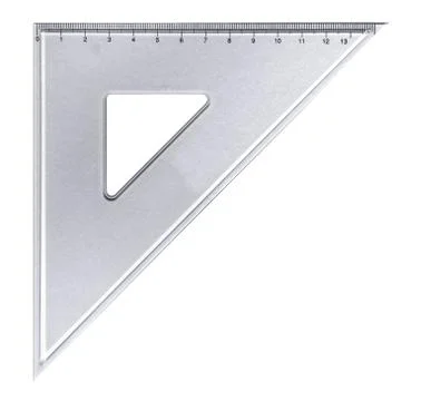 Rullers for mathematics and geometry in school Stock Photos