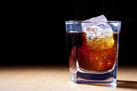 Rum and cola Foto stock