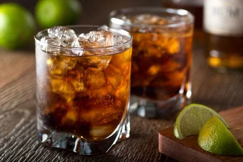 Rum and Cola Stock Photos