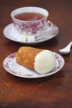 Rum baba tea Stock Photos