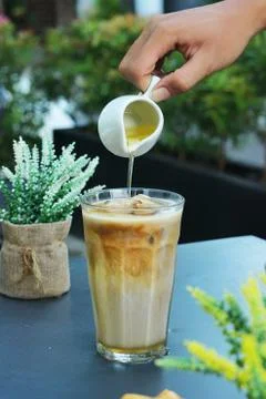 Rum Coffee Foto stock