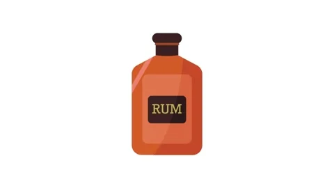 Rum icon animation for motion graphics. Foods and Drinks Icons Stock Footage 148047729