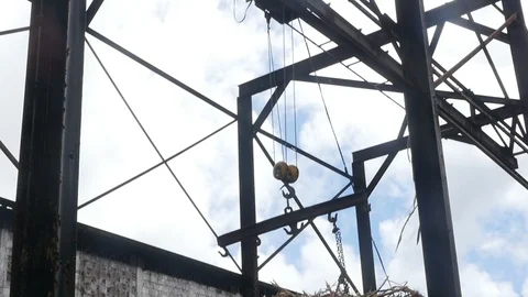 Rum industrial making process: Machine and tasty cane, Le lamentin, Martinique,  Stock Footage 105556282