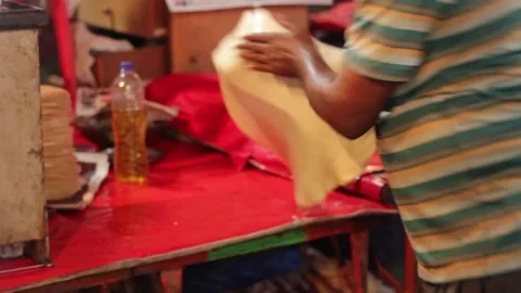 Rumali roti Stock Footage 208555904