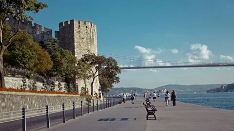 Rumeli Castle Video stock 29344115