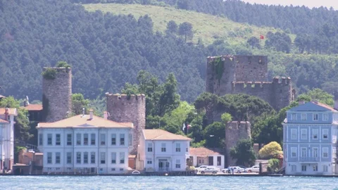 Rumeli Fort Stock Footage 90598897