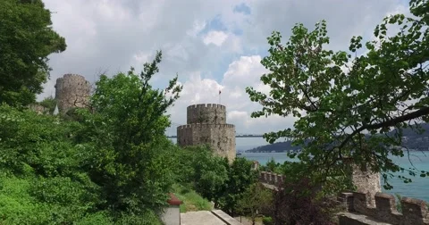 Rumeli fortress Stock Footage 64798472