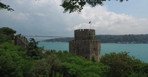 Rumeli fortress Stock Footage 64798772