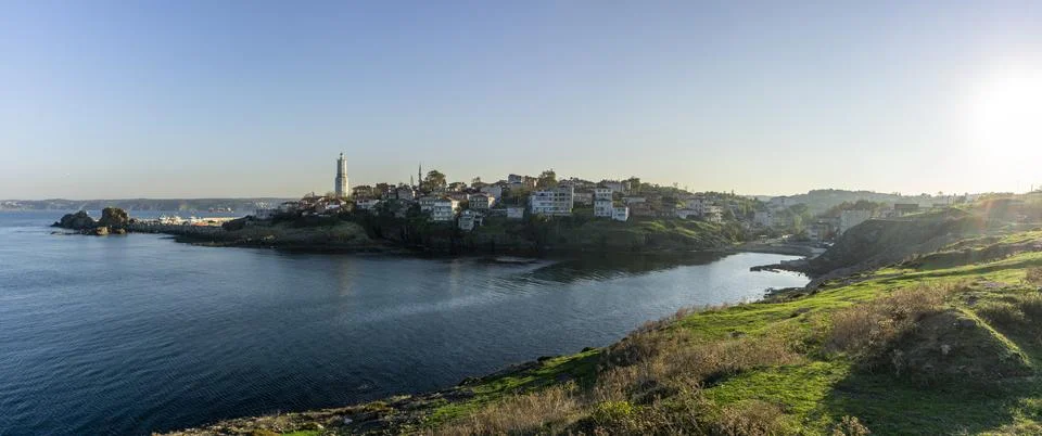 Rumeli lighthouse view from outside Stock Photos