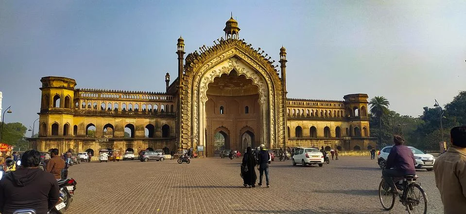 The Rumi Darwaza ,Turkish Gate, in Lucknow, Uttar Pradesh, India Stock Photos