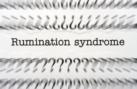 Rumination syndrome Stock Illustration