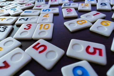 Rummy pieces Stock Photos