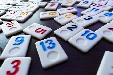 Rummy pieces Stock Photos