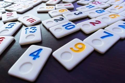 Rummy pieces Stock Photos