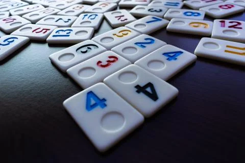 Rummy pieces Stock Photos