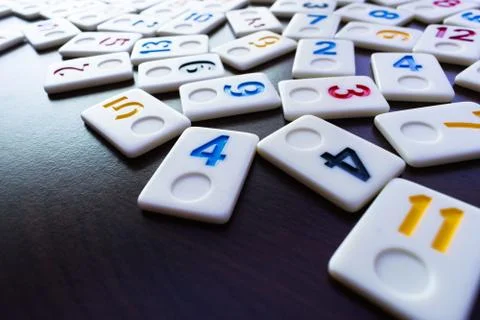 Rummy pieces Stock Photos