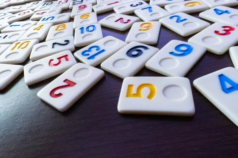 Rummy pieces Stock Photos