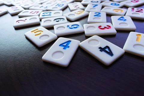 Rummy pieces Stock Photos