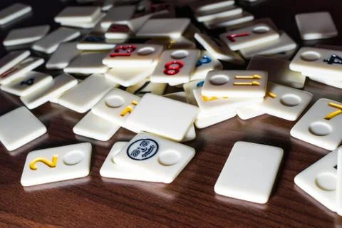 Rummy pieces Stock Photos