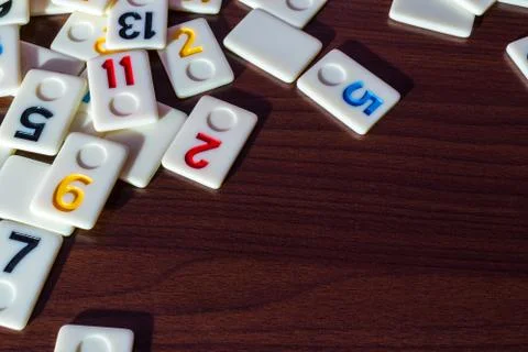 Rummy pieces Stock Photos