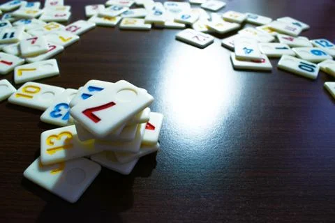 Rummy pieces Stock Photos