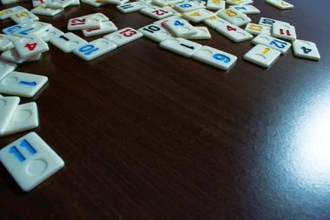 Rummy pieces Stock Photos