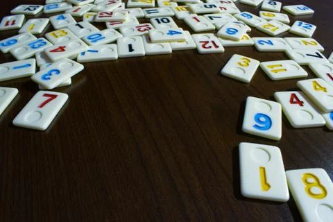 Rummy pieces Stock Photos