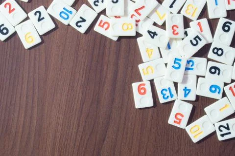 Rummy pieces Stock Photos